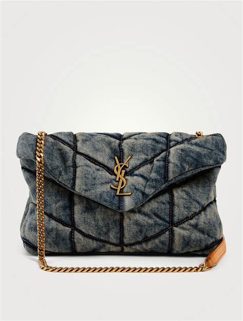 ysl tote quilted|ysl denim tote.